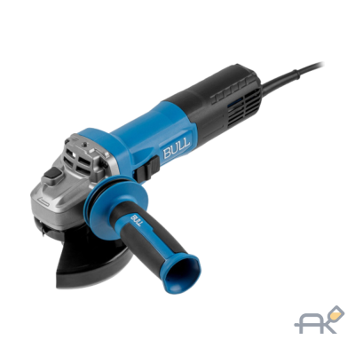 Одноручная углошлифмашина BULL WS 1211 в кор. 125 мм. 1000 Вт. плав. пуск.. рег. об. конст. эл. (3000 - 11 000 об/мин. защита от перегрузки. защита от повторного включения. вес 2.35 кг) 1333512